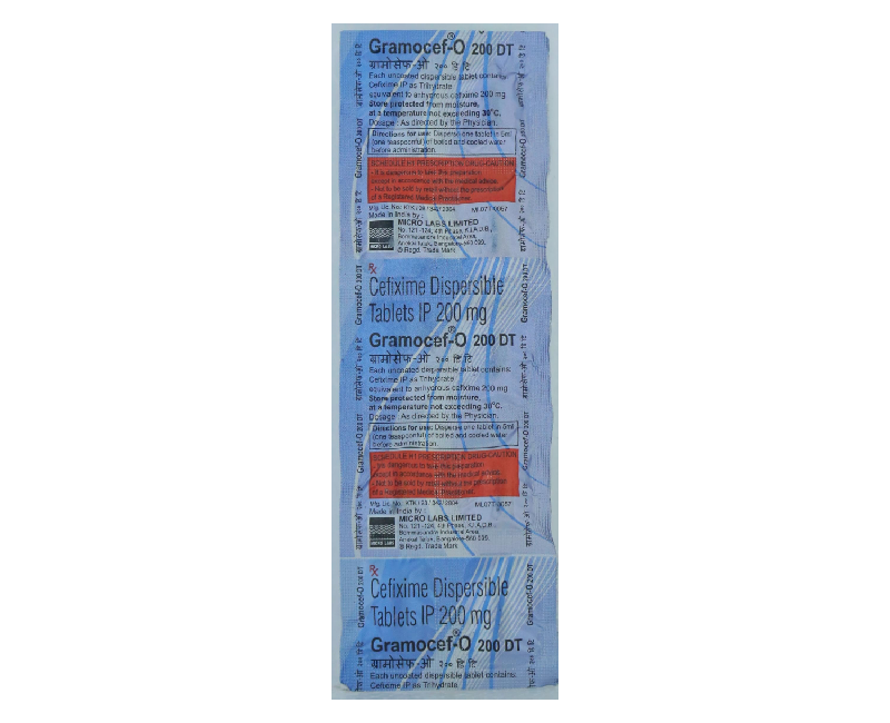 Gramocef-O 100 Dispersible Tablets