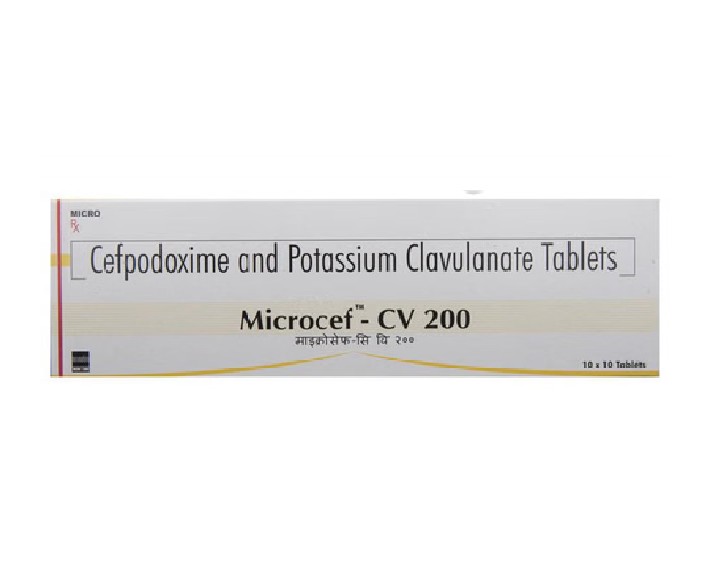 Microcef CV (Cefpodoxime +Potassium clavulanate)