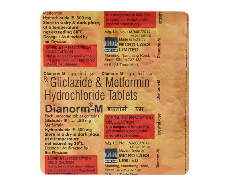 Dianorm M Tablets