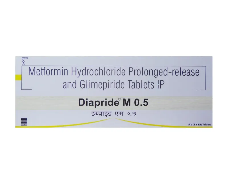 Diapride M 0.5 Tablets