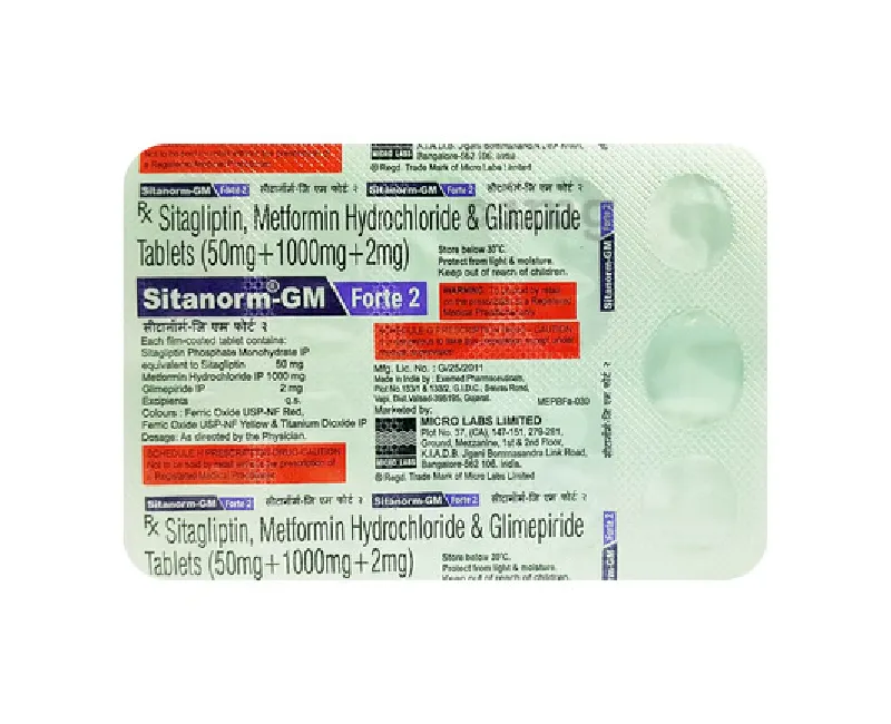 SITANORM-GM / DIAPRIDE-SM Tablets