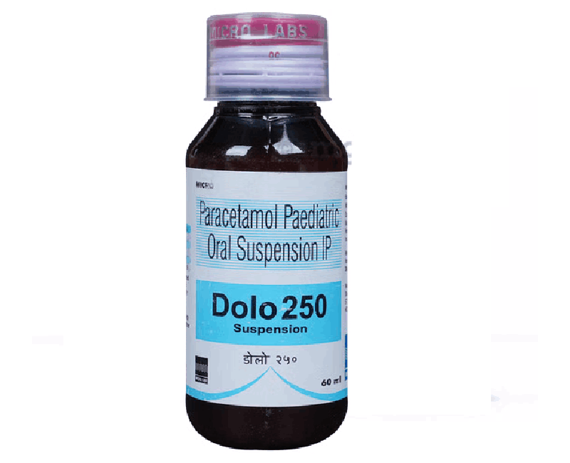 Dolo 250 suspension (Paracetamol)