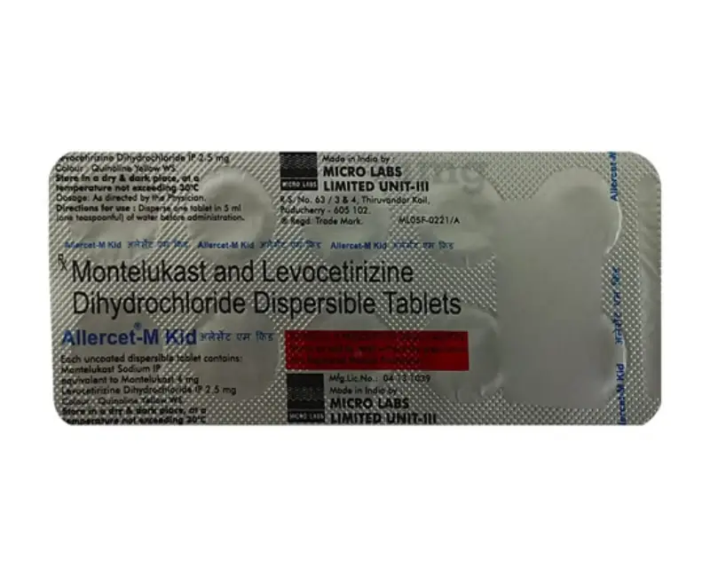 Allercet M Kid Tablets
