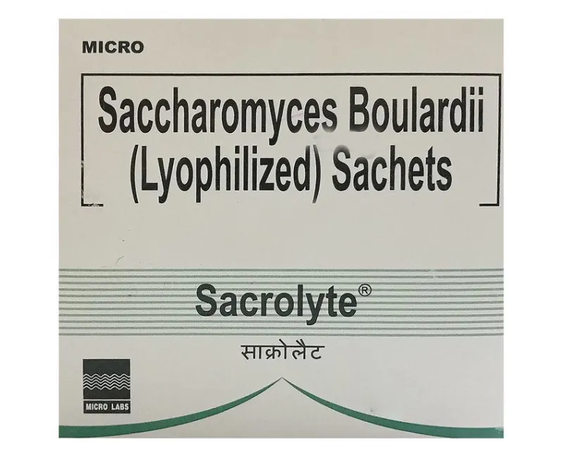 Sacrolyte Sachet (Lyophilized Saccharomyces boulardii )