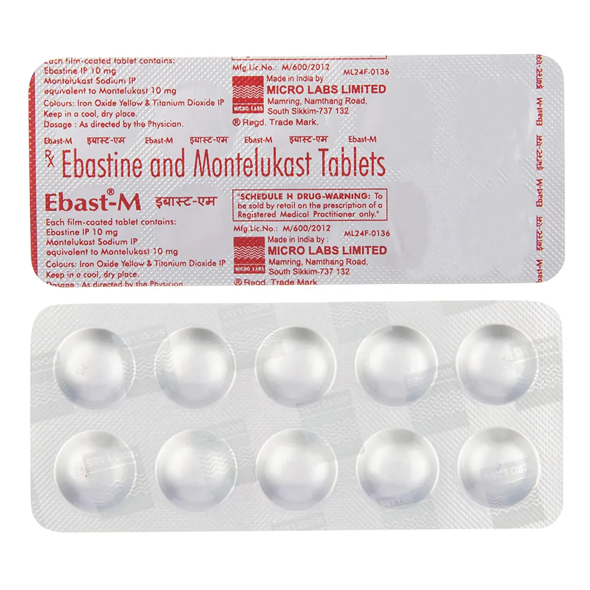 Ebast M Tablets