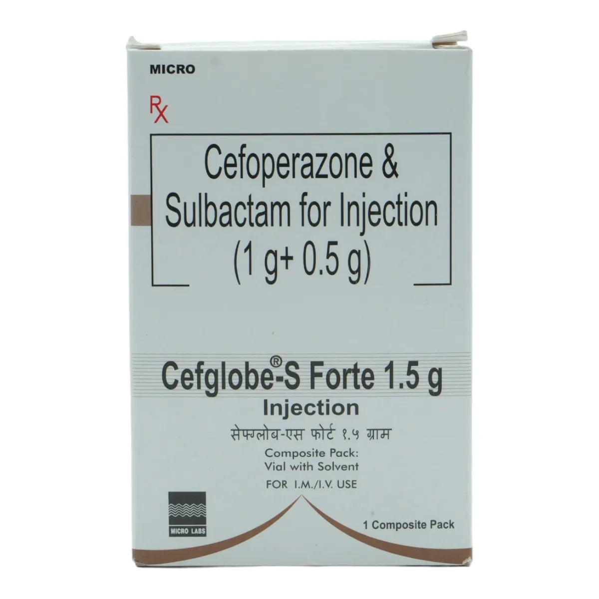 Cefglobe S Forte 1.5 g and 3 g Injection