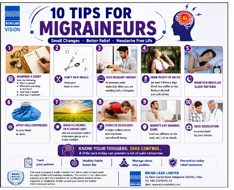 10 Tips for Migraine Management
