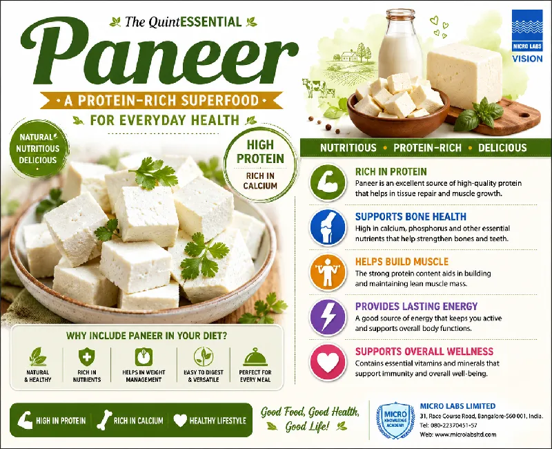 Paneer: Health Benefits for Better Nutrition