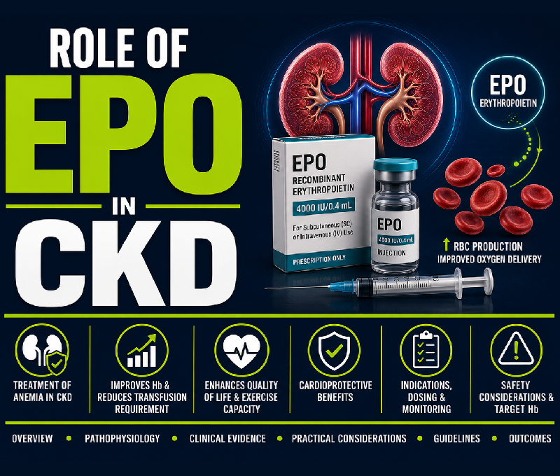 Role of Erythropoietin in CKD