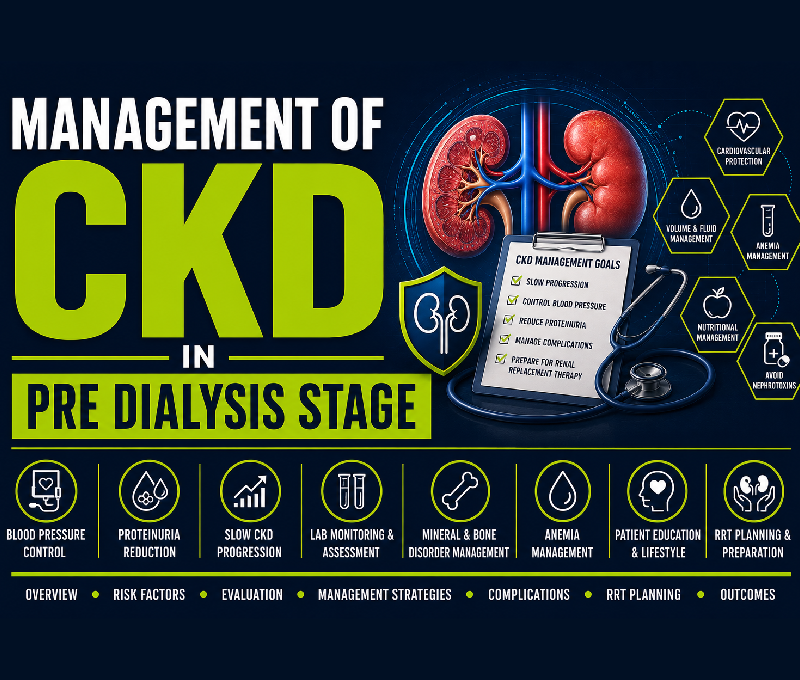 Management of CKD in Pre Dialysis Stage