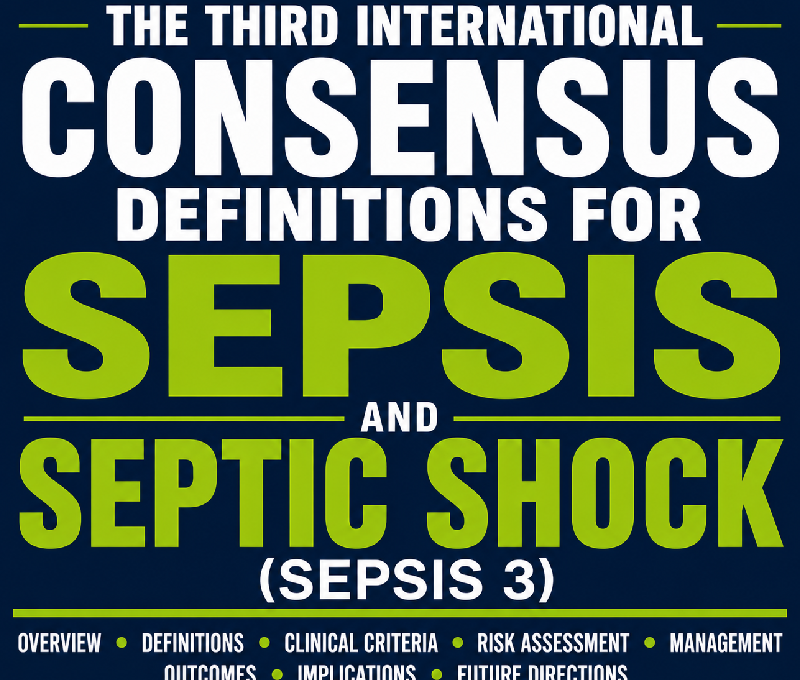 The Third International Consensus Definitions for Sepsis and Septic Shock (Sepsis-3)