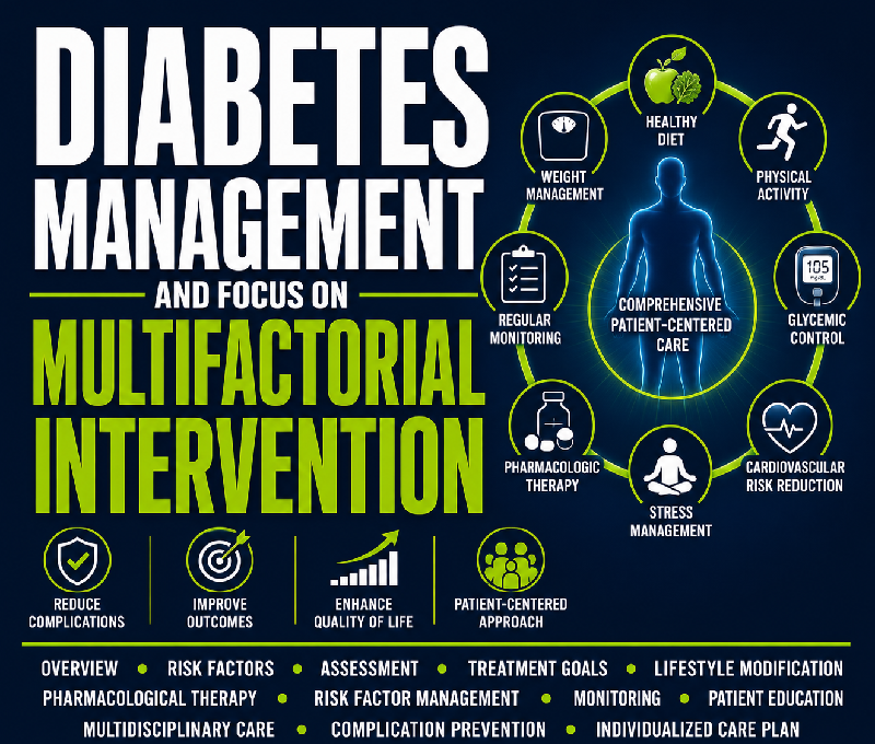Type 2 Diabetes Management and Focus on Multifactorial Intervention